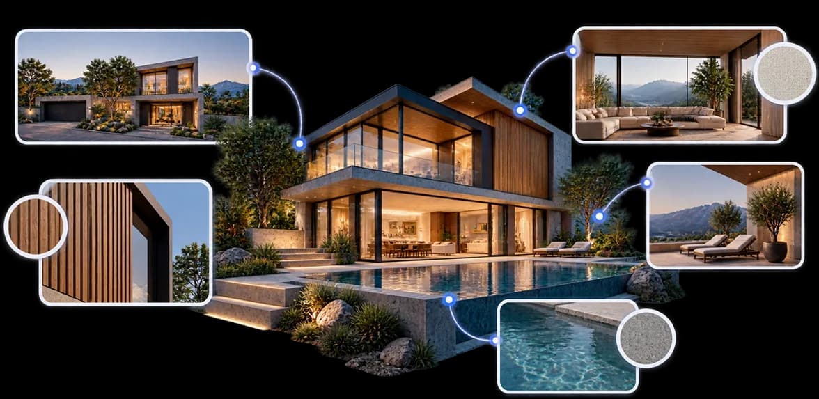 Environment identity with architecture and setting views