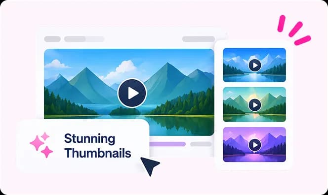 First-time creator generating stunning thumbnails from a simple workflow