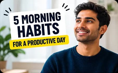 Finished YouTube-style thumbnail with headline and portrait