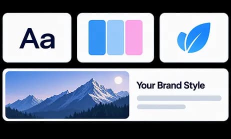 Brand colors, fonts, and logo applied to the newsletter