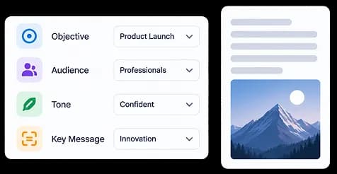 Newsletter brief defining goal, audience, and key message