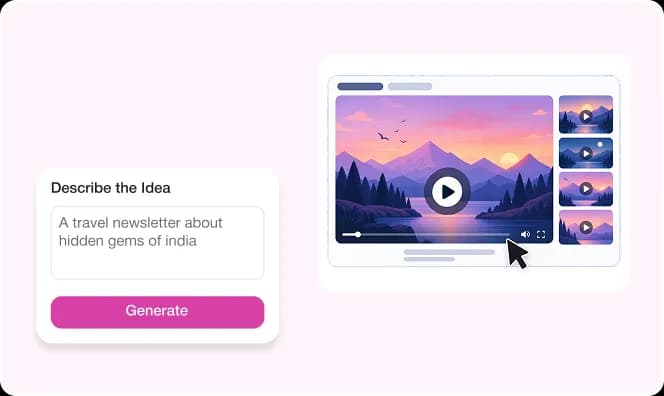 First-time creator building a newsletter from a campaign idea