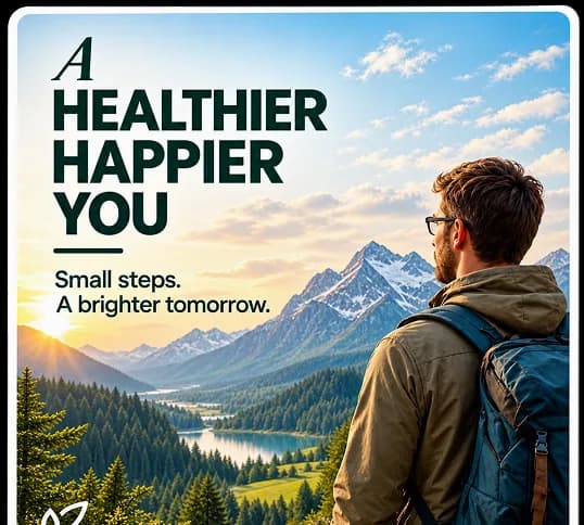 A Healthier Happier You print advertisement