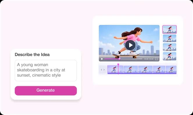 First-time creator planning storyboard directions from one campaign idea